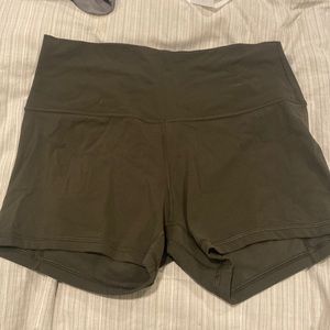 Lululemon align shorts olive green size 12 4 inch inseam